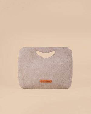 Floral  Grey Hand Bag
