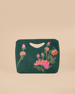 Floral Green Hand Bag