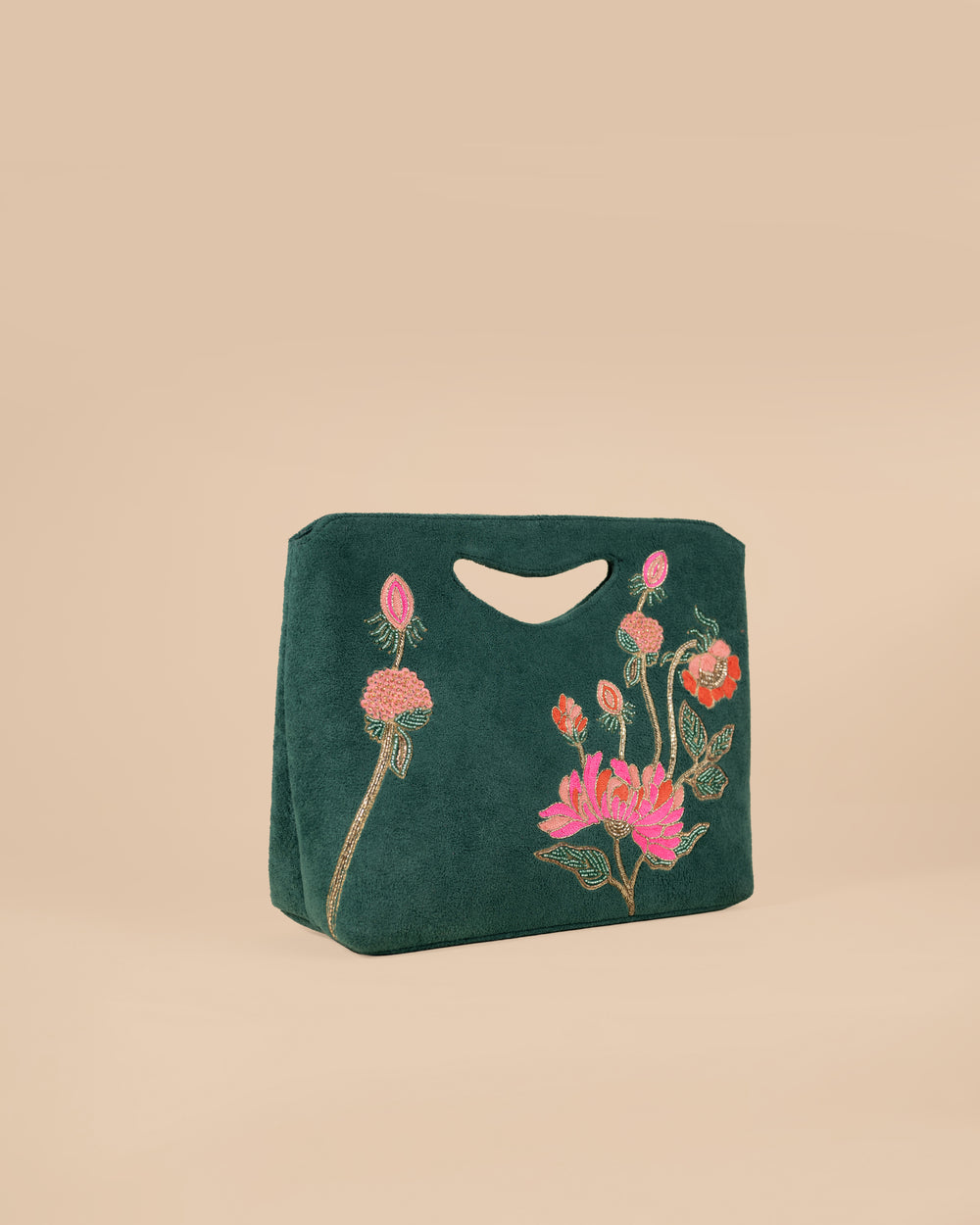 Floral Green Hand Bag