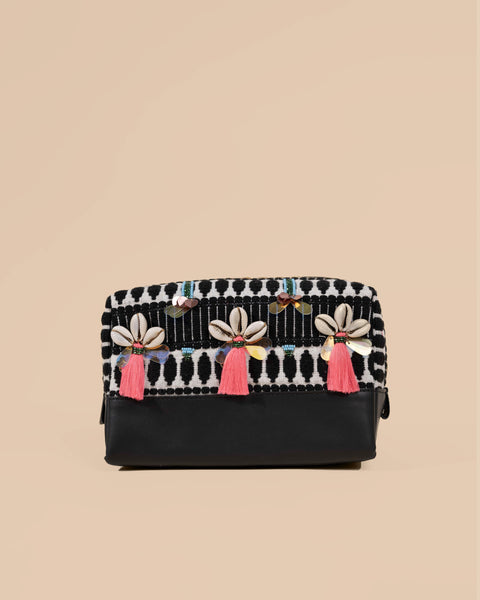 New Make Up Kit Big : Black with shells