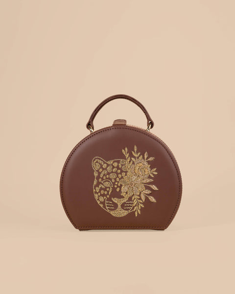 Leopard Face Box Sling