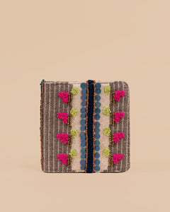 NEO BEIGE SNAP BUTTON WALLET