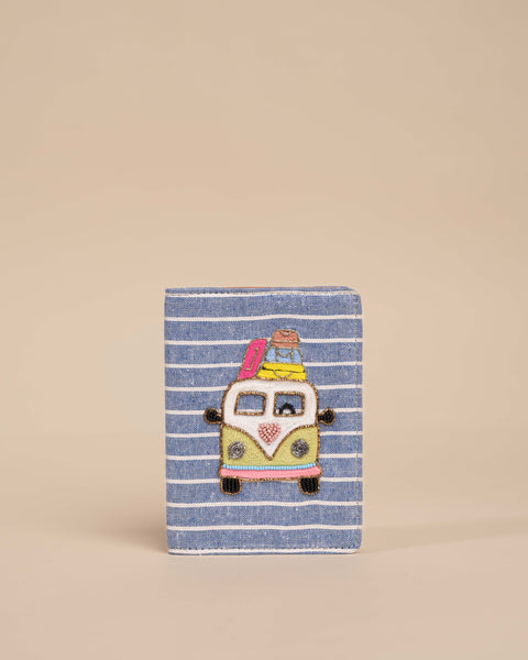 Van Embroidered Passport Cover
