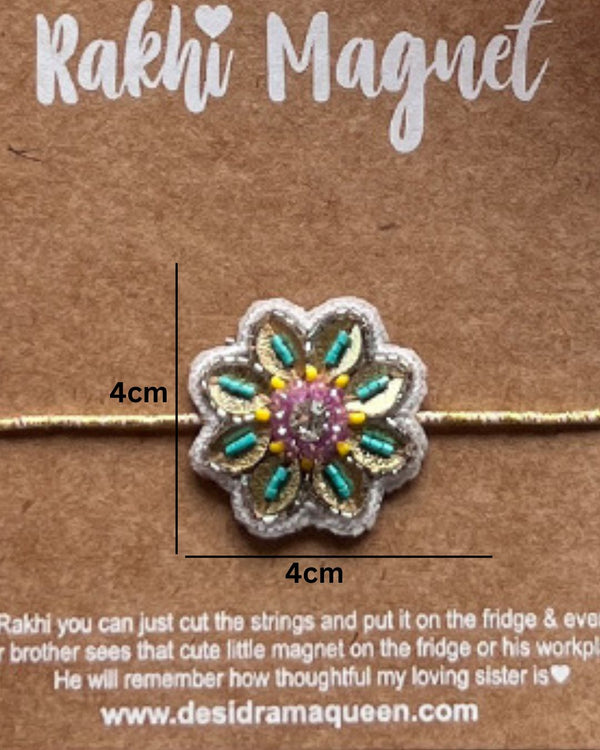 Embroidered Rakhi Magnet - Twinkle