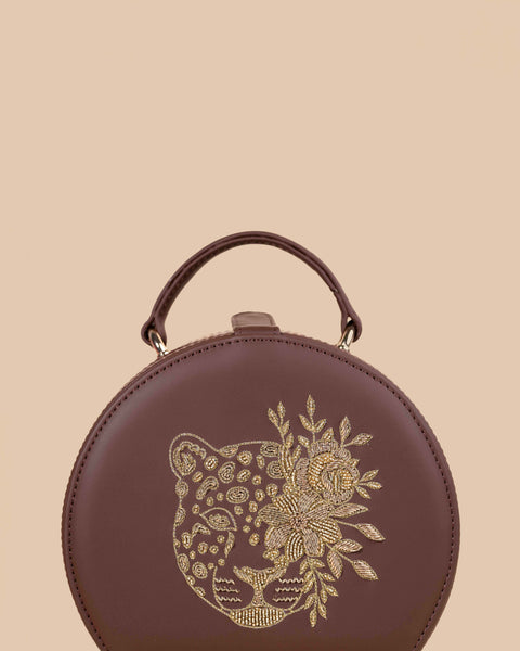 Leopard Face Box Sling