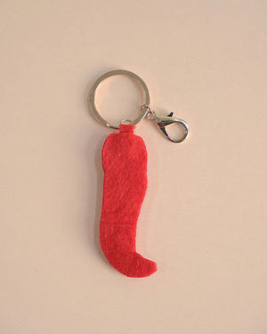 RED CHILLI- KEY RING / CHARM