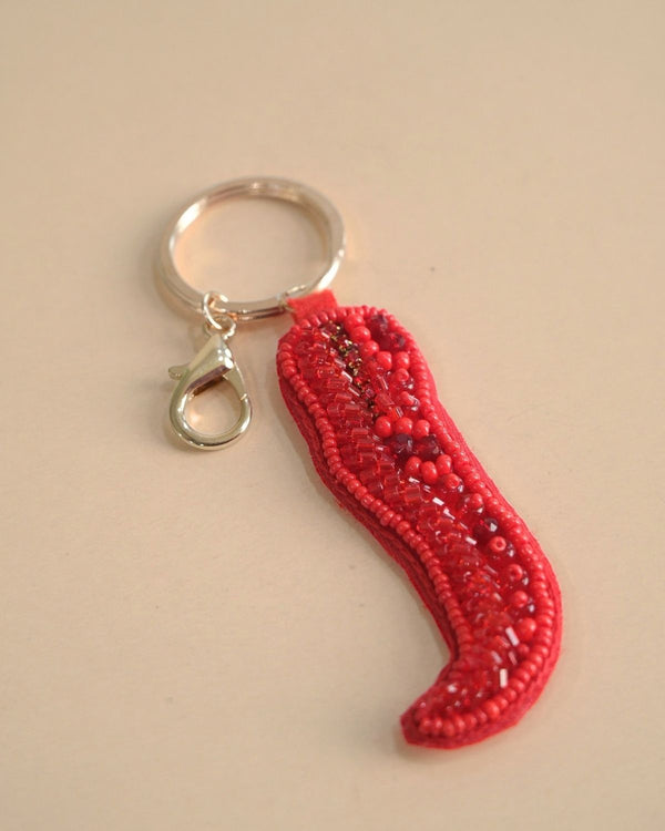 RED CHILLI- KEY RING / CHARM