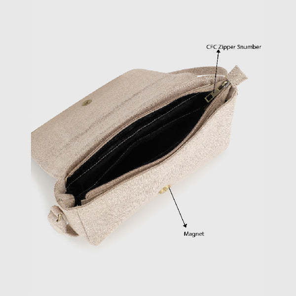 YASMINE SLING BAG – BEIGE