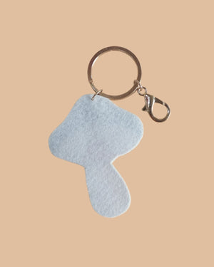 MUSHROOM BLACK- KEY RING / CHARM