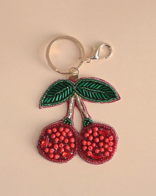 RED CHERRY- KEY RING / CHARM