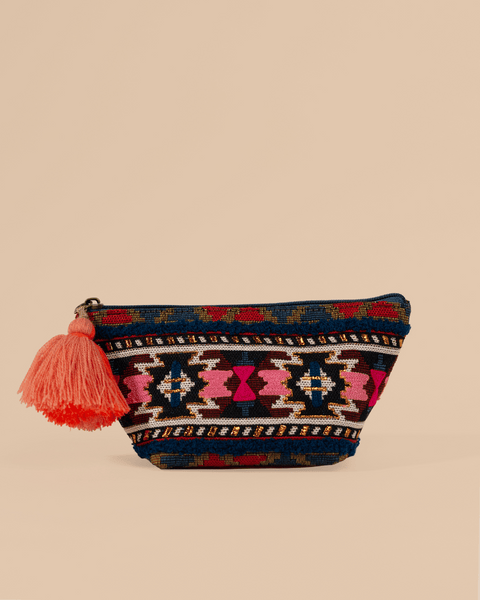 aztec makeup pouch