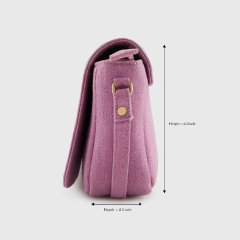 YASMINE SLING BAG – PURPLE