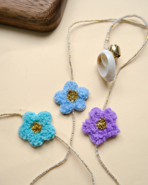Rakhi Magnet - Bule Purple Mint Green Combo