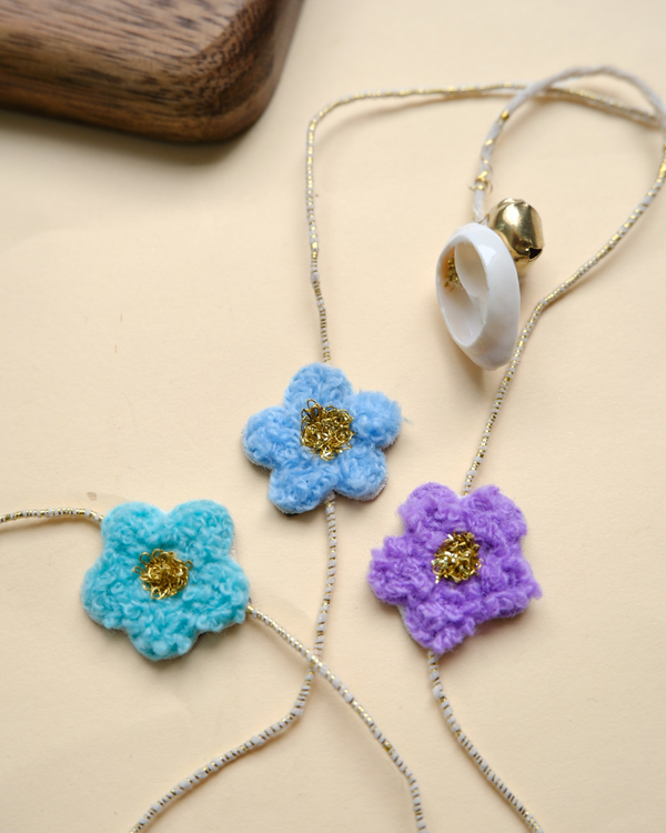 Rakhi Magnet - Bule Purple Mint Green Combo