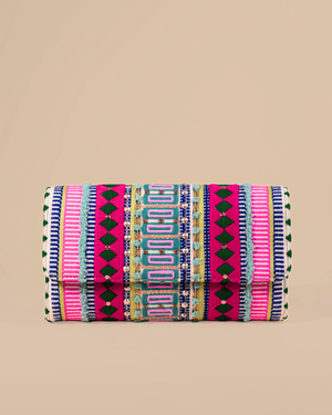 Colorful patterned adela sling bag