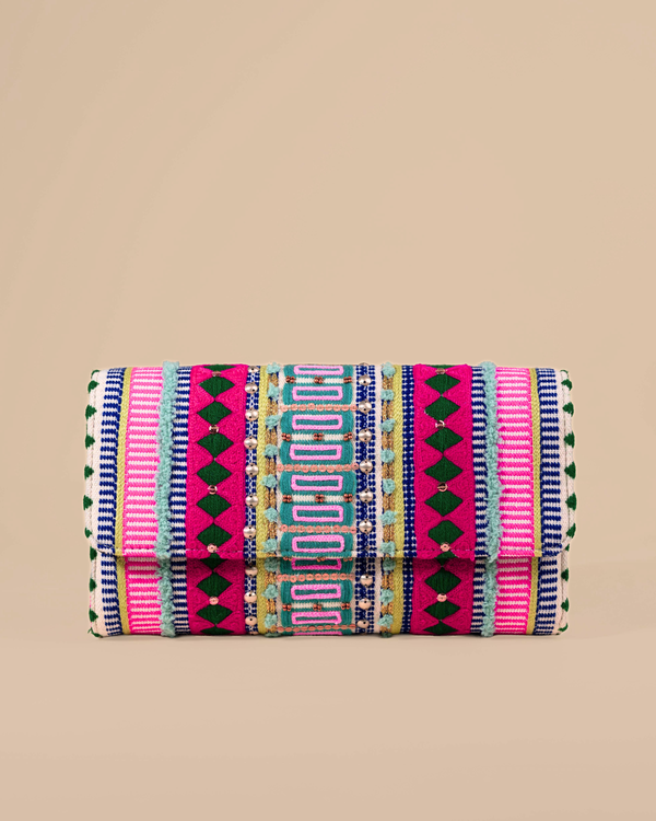 Colorful patterned adela sling bag