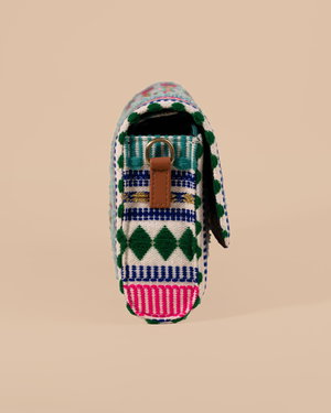 Colorful patterned adela sling bag