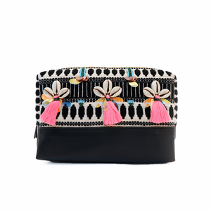 New Make Up Kit Big : Black with shells