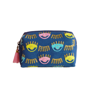 Evil Eye makeup pouch
