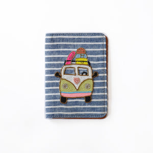 Van Embroidered Passport Cover