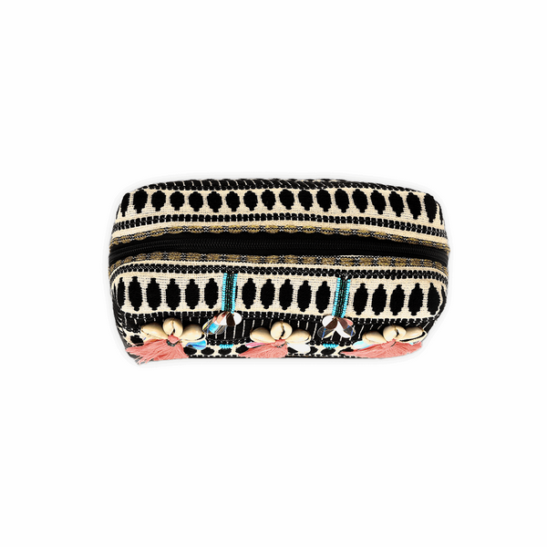 New Make Up Kit Big : Black with shells