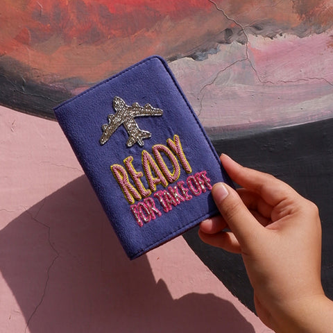 Ready for takeoff passport cover