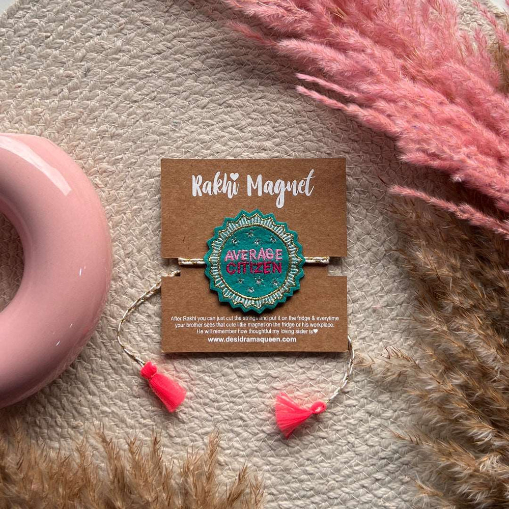 Embroidered Rakhi Magnet - Average Citizen