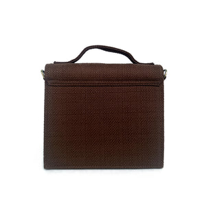 Bird Sling Bag-Brown (Embroidered)