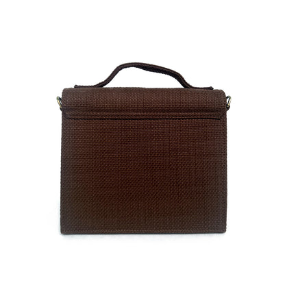 Bird Sling Bag-Brown (embroidered)