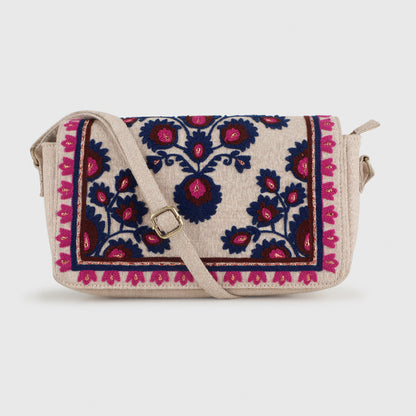 YASMINE SLING BAG – BEIGE