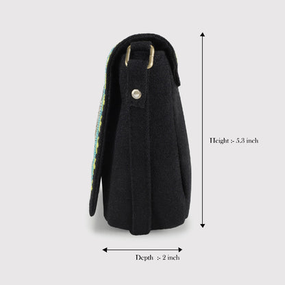 CARINA SLING BAG – BLACK