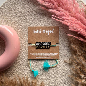 Embroidered Rakhi Magnet - Chronic Badass