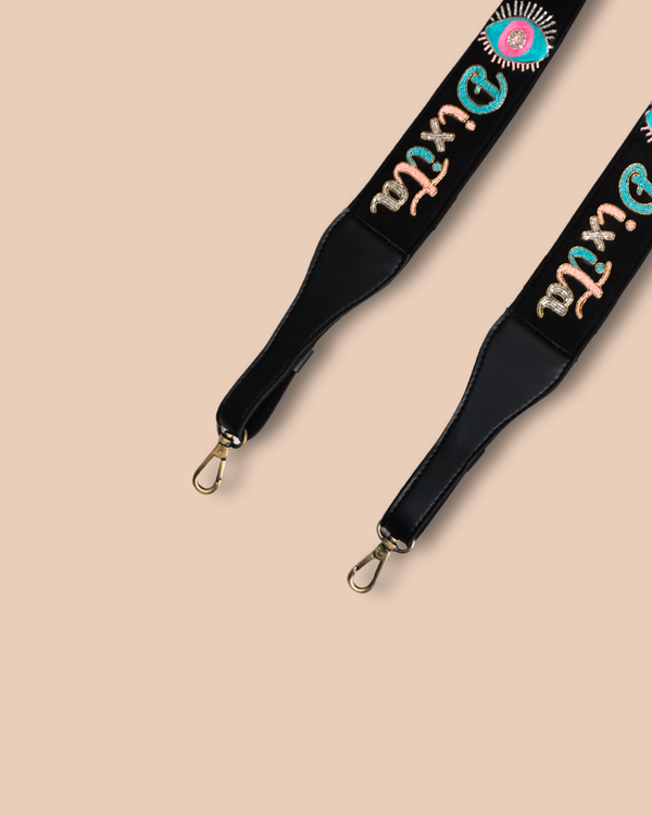 Customized Evil Eye Black Strap