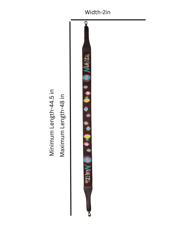 Measurement chart of a strap