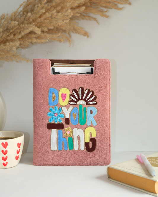 Do Your Things-Embroidered Reusable Journals