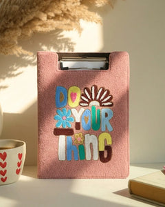 Do Your Things - Embroidered Reusable Journals