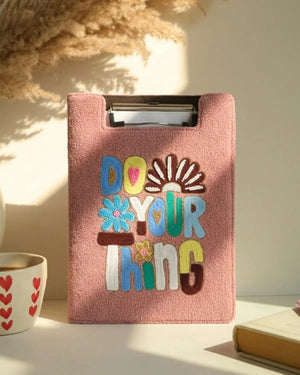 Do Your Things - Embroidered Reusable Journals