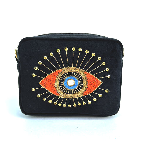 EVILEYE BLACK SLING BAG