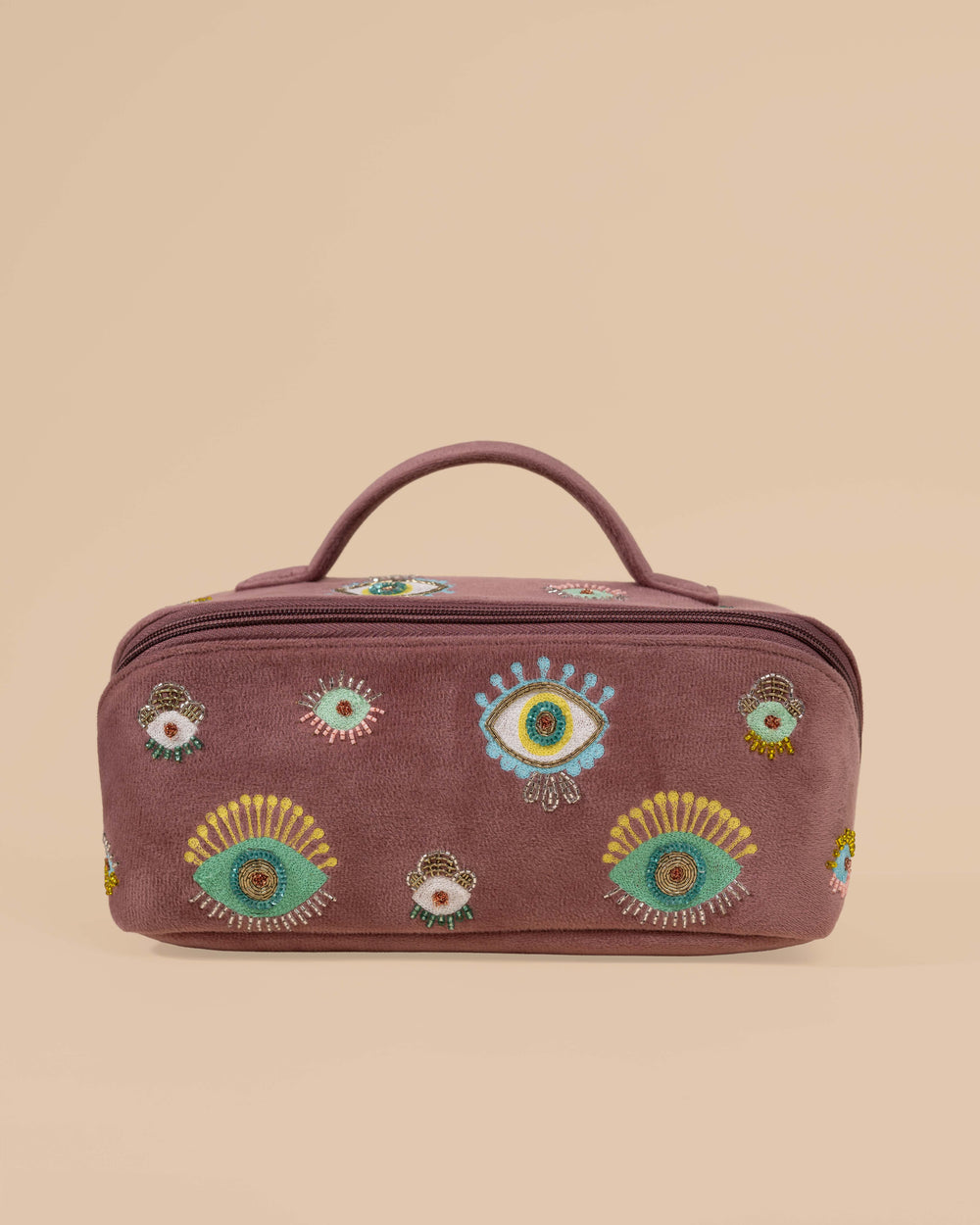 desi perkins travel makeup bag KUSSHI Washable & Cosmetic Signature Large Capacity for Full Size Toiletries The Essential Travel Vanity Bag