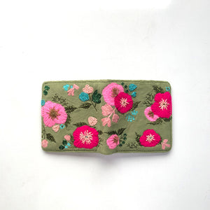 Blessed Floral - Snap Button Wallet