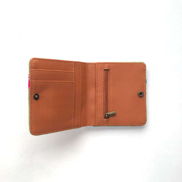 Blessed Floral - Snap Button Wallet