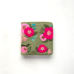 Blessed Floral - Snap Button Wallet