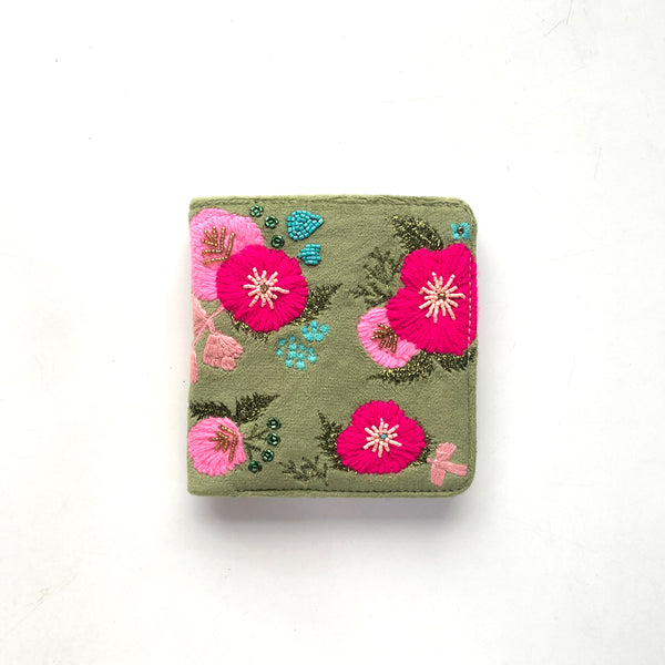 Blessed Floral - Snap Button Wallet