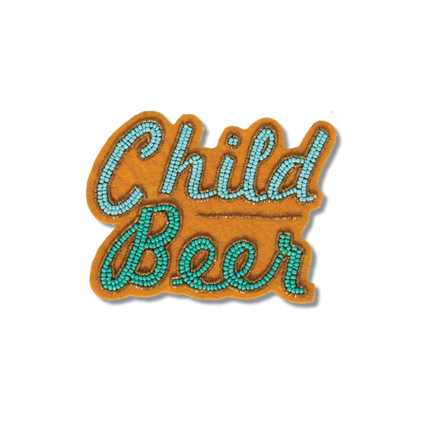 Handmade embroidered Rakhi Magnet – Child Beer - Fridge magnet