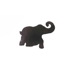 Elephant - Fridge Magnet - Black