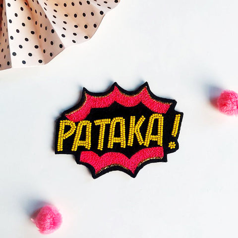 Handmade embroidered Rakhi Magnet – Pataka - Fridge Magnet