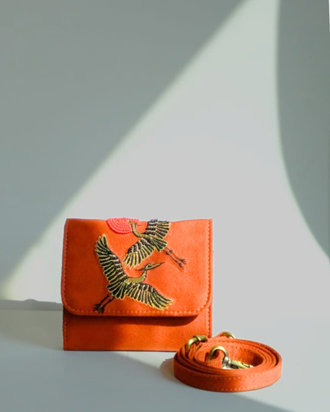 Flying Bird Phone Sling Wallet