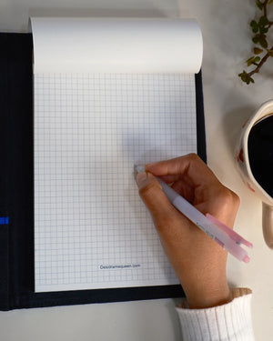 Focus On The Good Stuff - Embroidered Reusable Journals