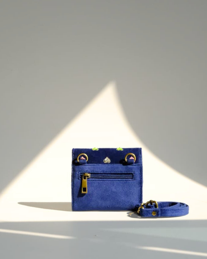 Heart Blue Phone Sling Wallet