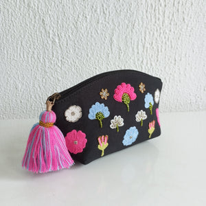 FLOWERS MAKEUP POUCH